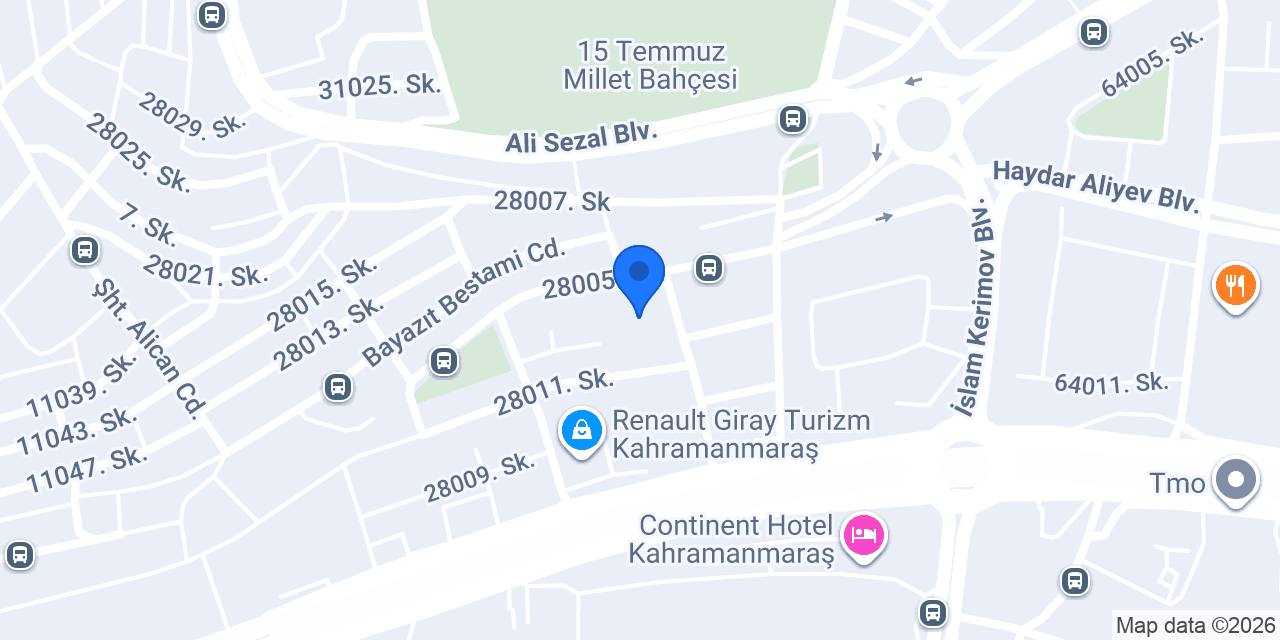 Vali Hilmi Tolun Ortaokulu konumu