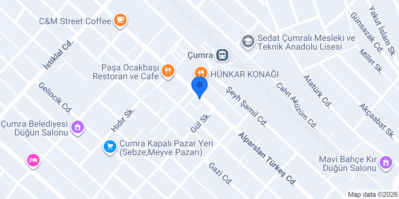 Özyazi Elektrik konumu
