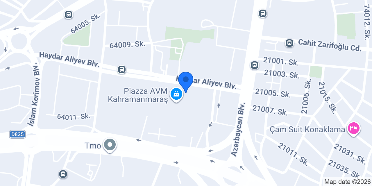 Piazza taksi 7/24 konumu