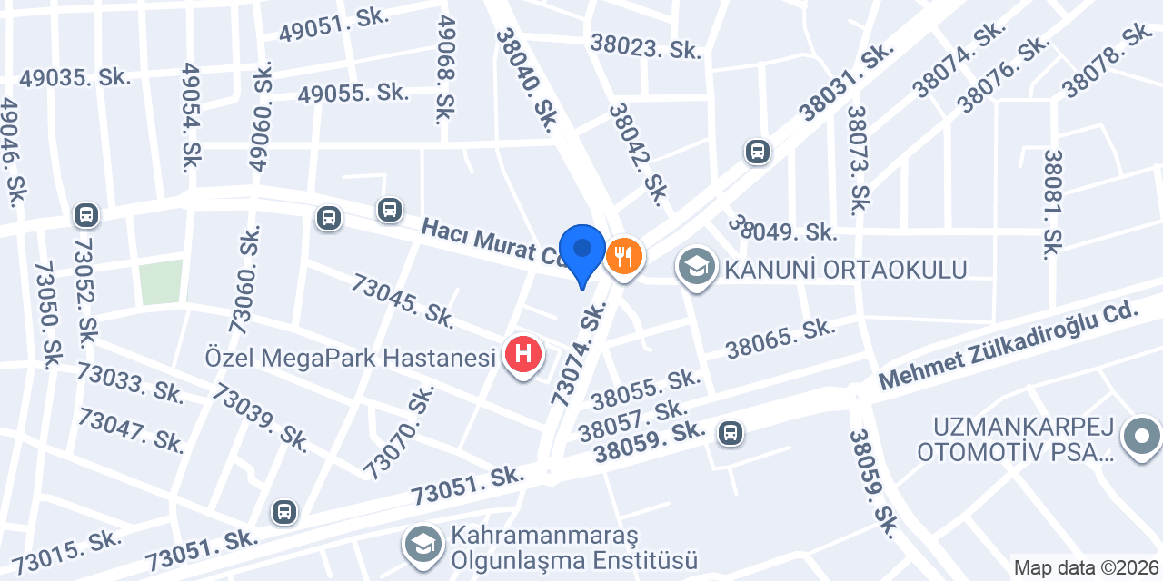 HÜNKAR TAŞ FIRIN konumu