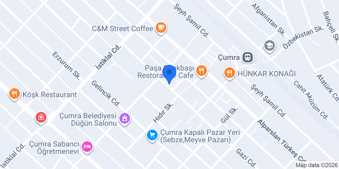han döner Çumra konumu