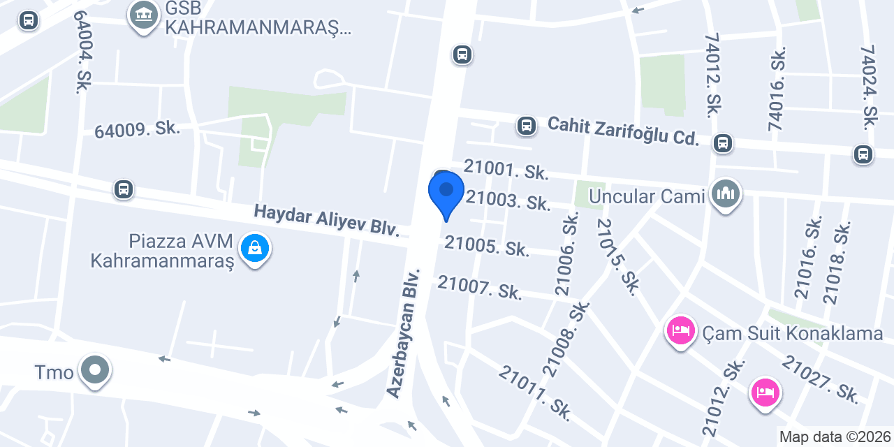 maraş pazar konumu