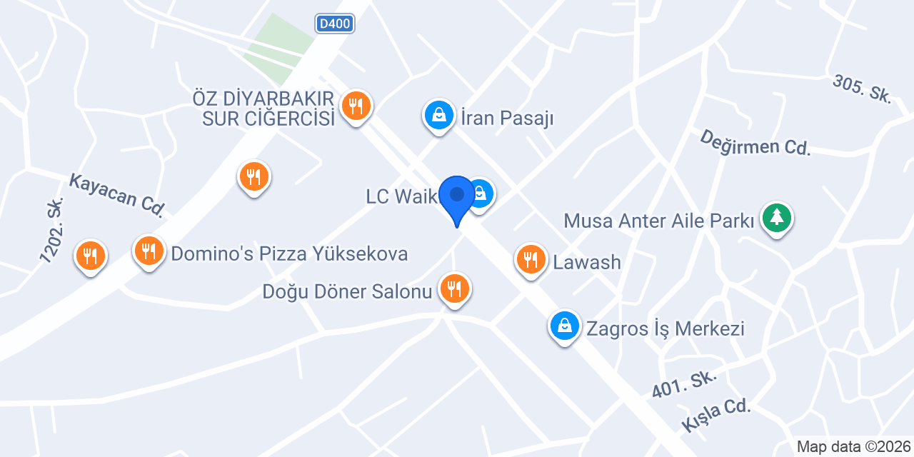 Lokman Hekim Eczanesi konumu