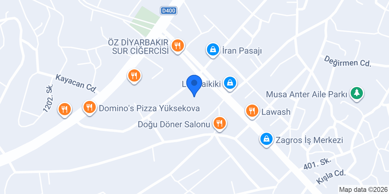 Farabi Anadolu Lisesi konumu