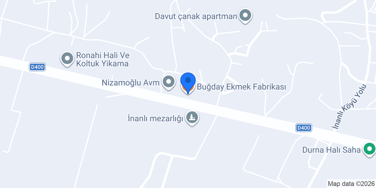 Buğday Ekmek Fabrikası konumu