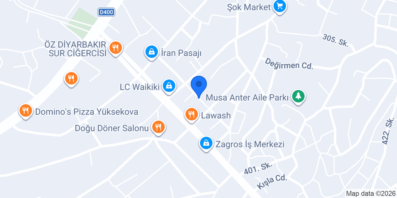 Dağlar İnşaat konumu