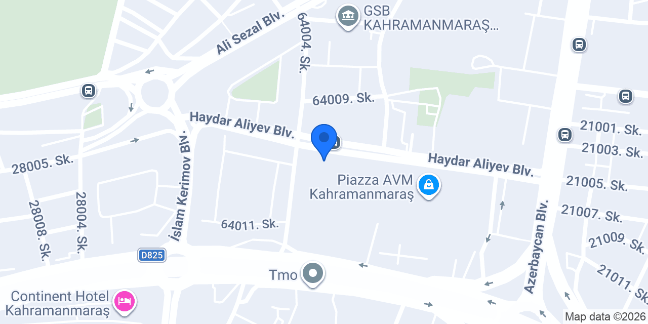 Mendilli Turizm | Taşımacılık | Kahramanmaraş konumu