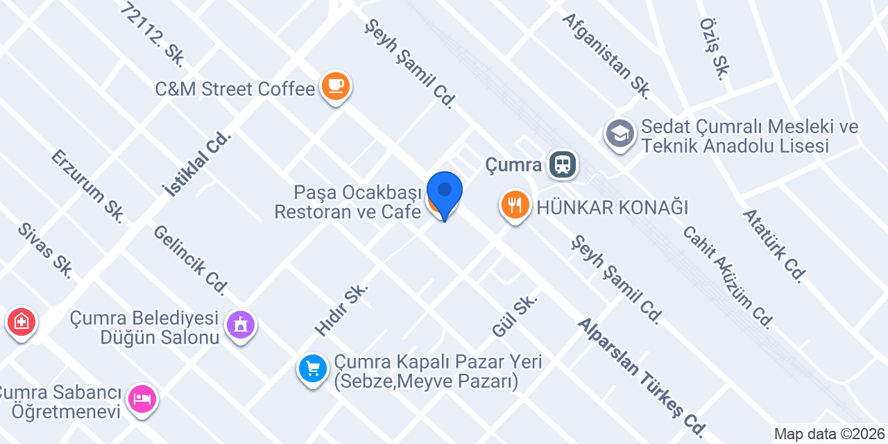 Paşa Ocakbaşı Restoran ve Cafe konumu