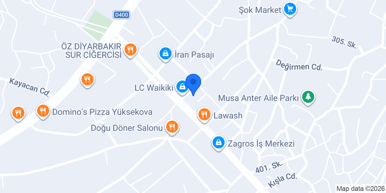 Öz Mersin Tantuni Yüksekova konumu