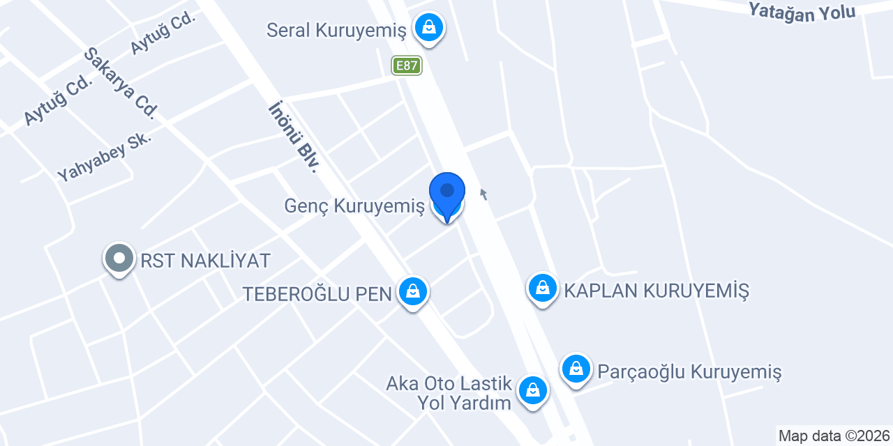 Genç Kuruyemiş konumu