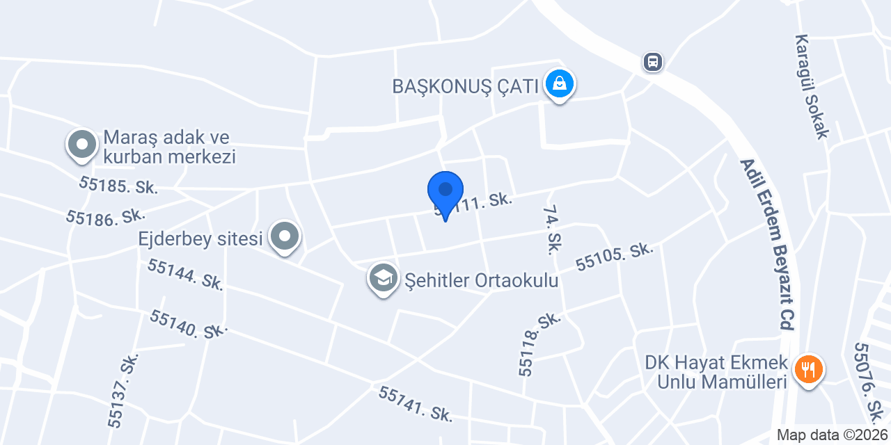 Yaz-kış halı yıkama kahramanmaraş konumu
