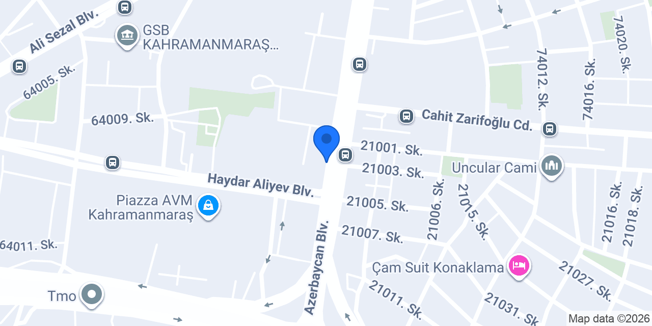 Donas kahramanmaraş konumu