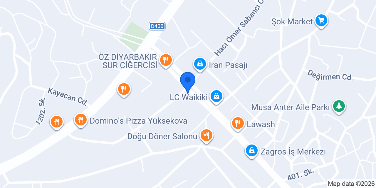 Şeker ASM konumu
