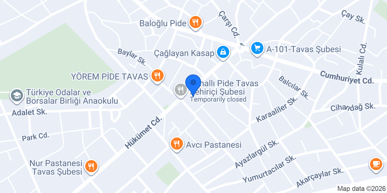 YÖREM PİDE konumu