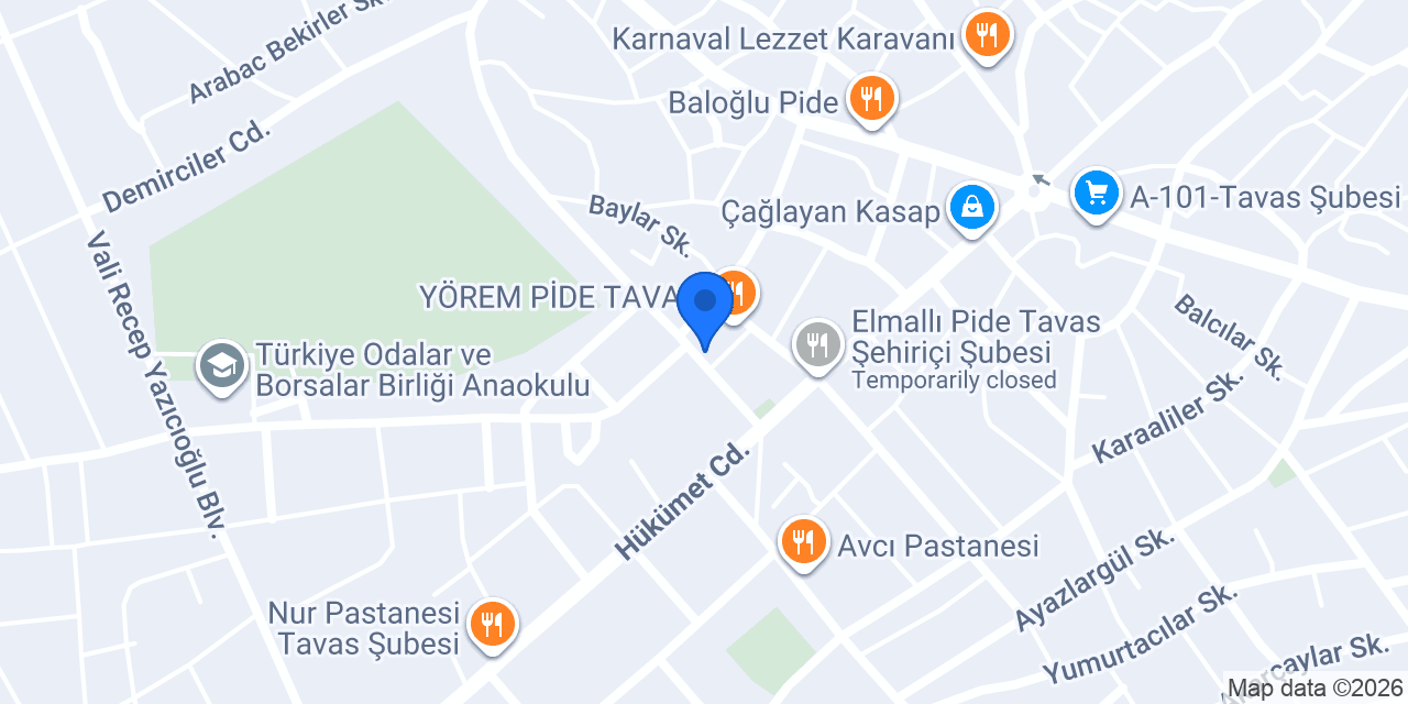 Stüdyo Şen Tavas konumu
