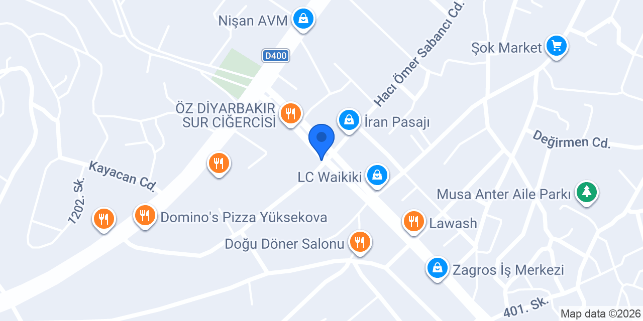 Bestvan Yüksekova konumu