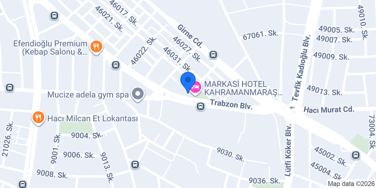 Otel Germanicia Kahramanmaraş konumu