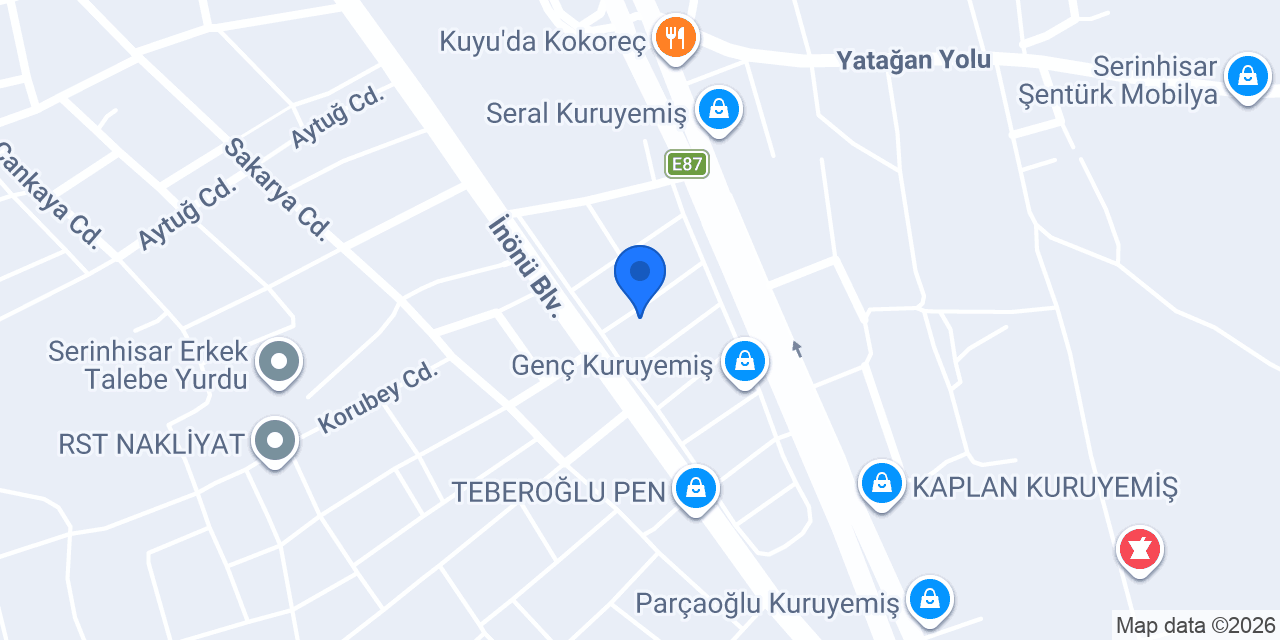 Poyraz oto servis konumu