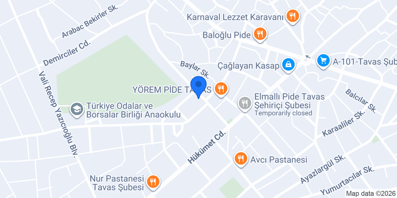 Yağmur Kafe konumu