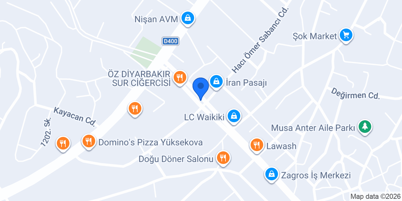 Yüksekova Vizyon Sineması konumu