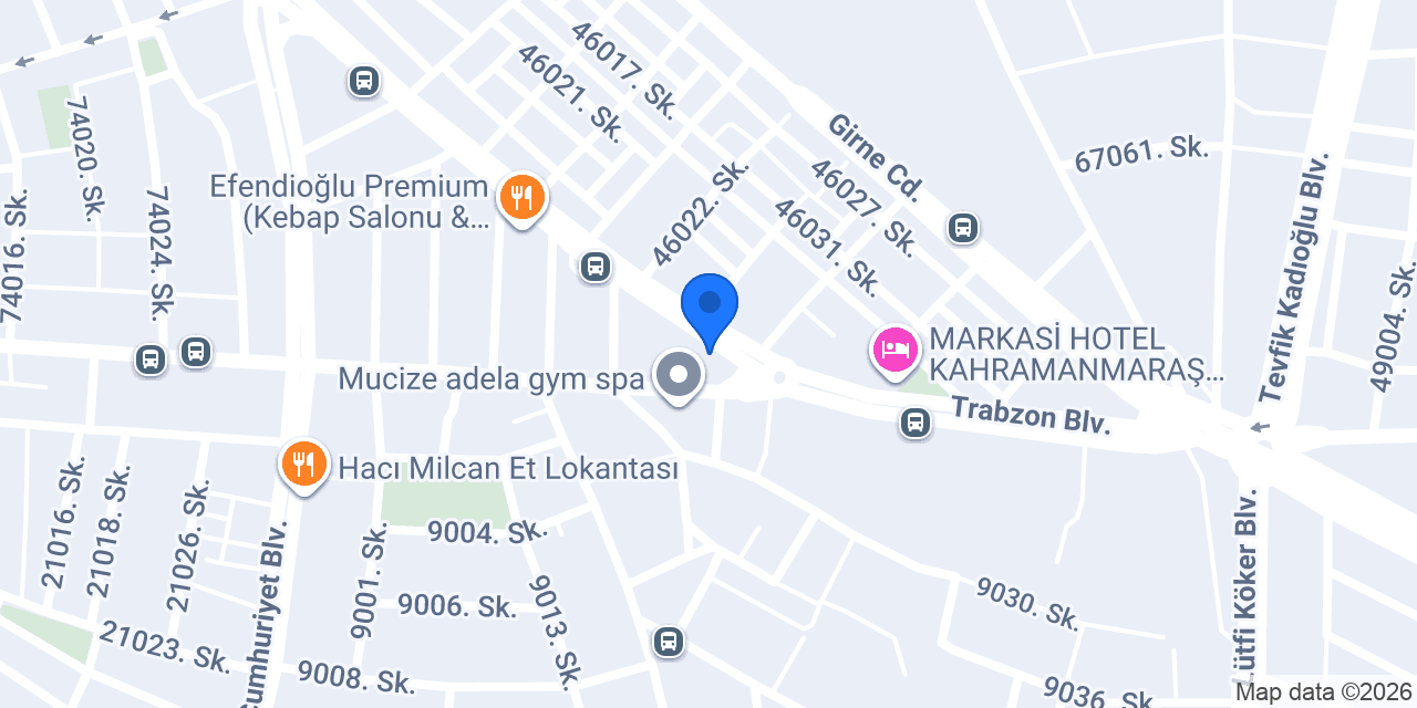 Miray Rent a Car konumu
