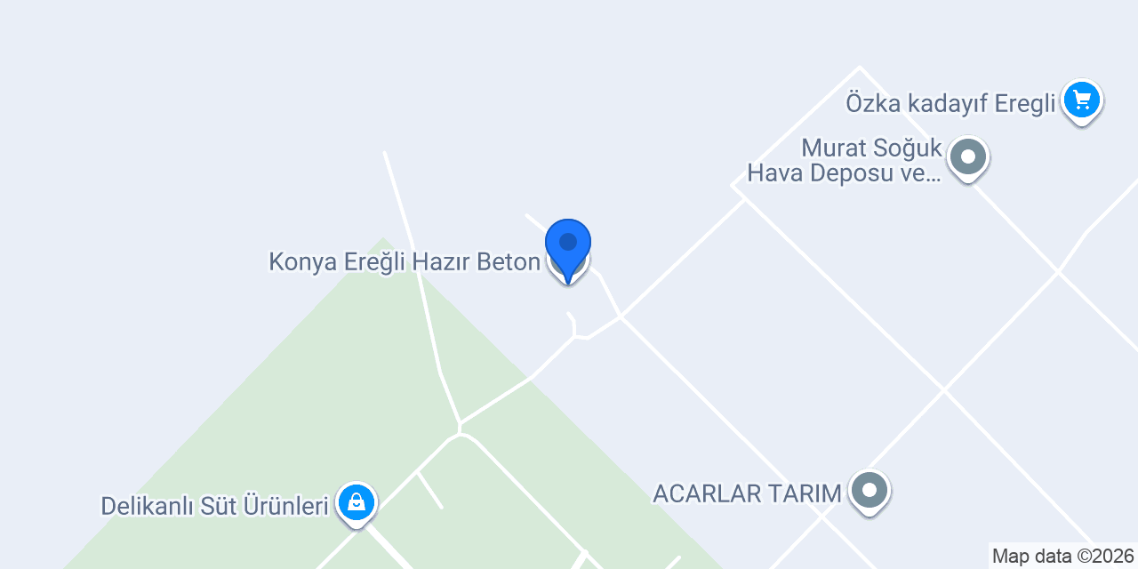 Konya Ereğli Hazır Beton konumu