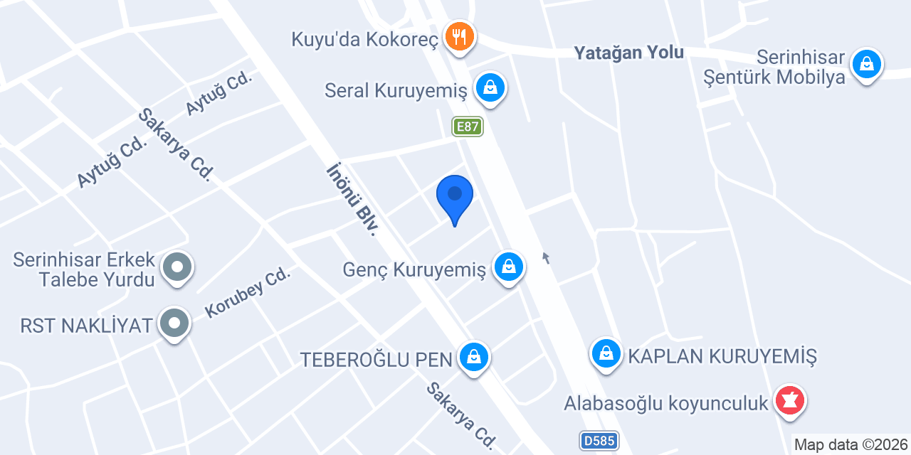 KILIÇ ÇADIR konumu