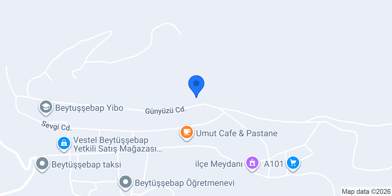 Aykut market konumu