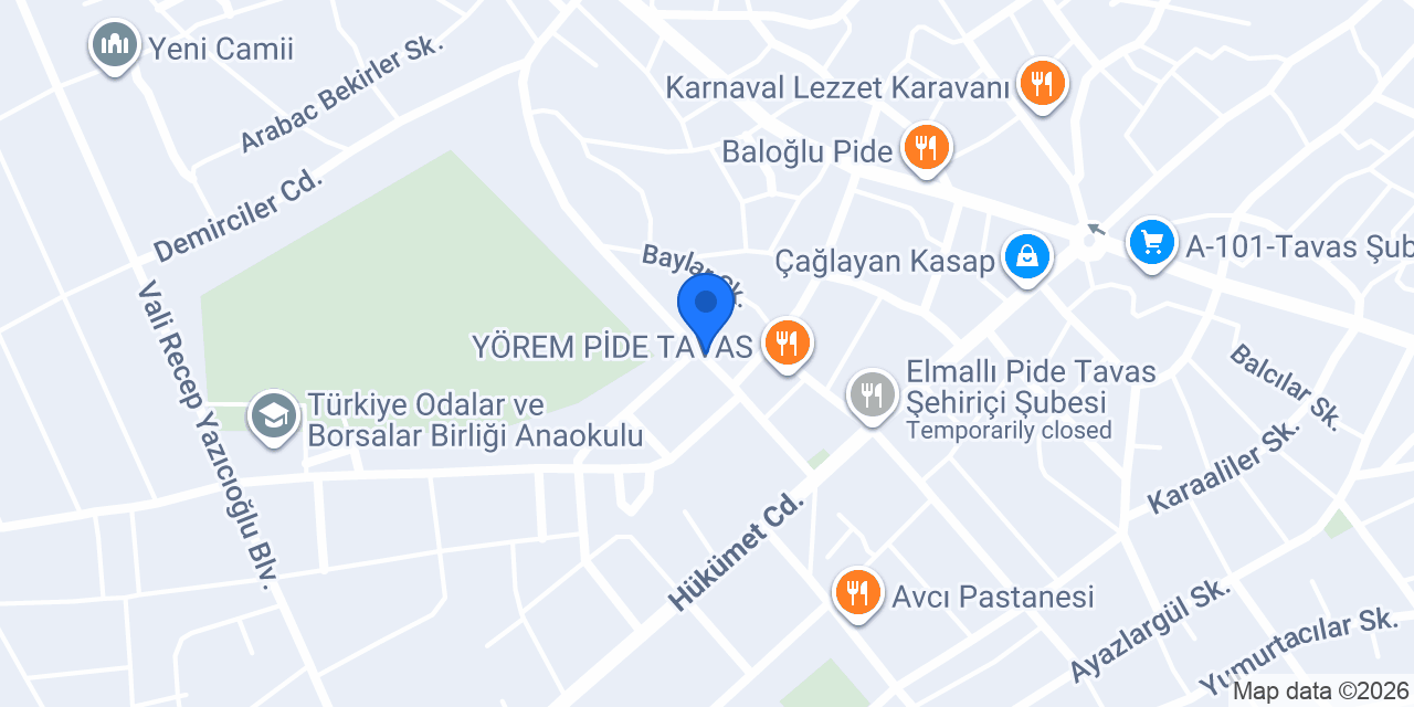 KAVAK MOTOR konumu