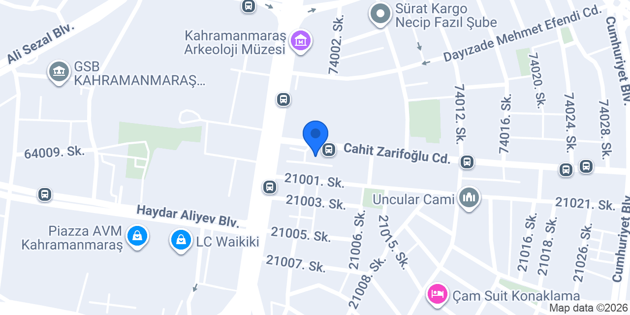 YARDIMCIOĞLU SİGORTA ANONİM ŞİRKETİ konumu