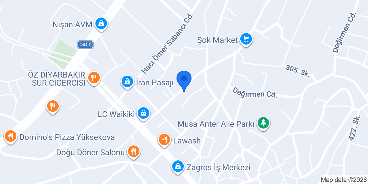 Lavaş konumu