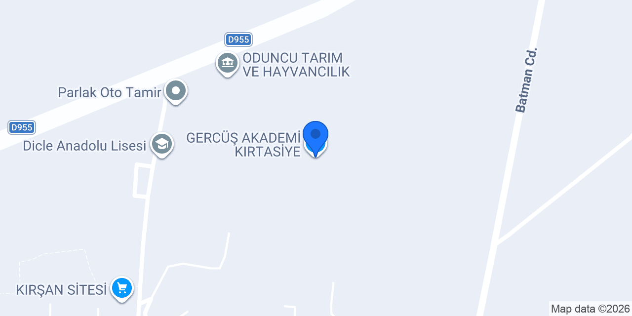 GERCÜŞ AKADEMİ KIRTASİYE konumu