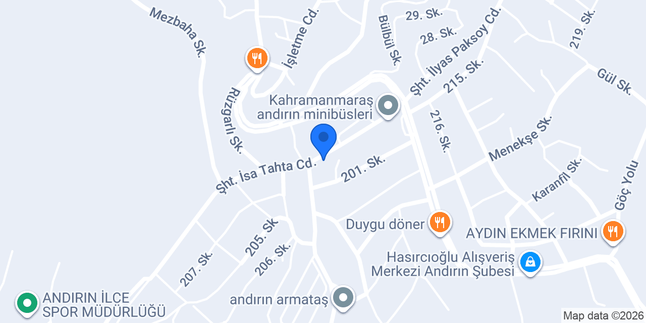 Daloğlu Market konumu
