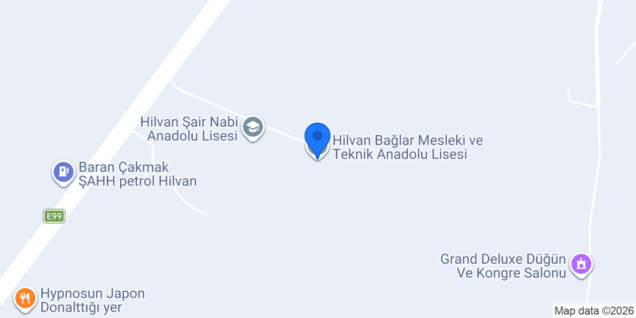 Hilvan Bağlar Mesleki ve Teknik Anadolu Lisesi konumu
