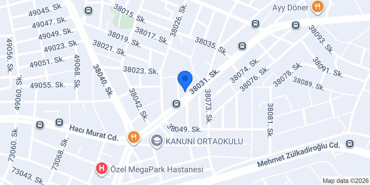 Özcan 2 erkek kuaförü orkestra yıldız konumu