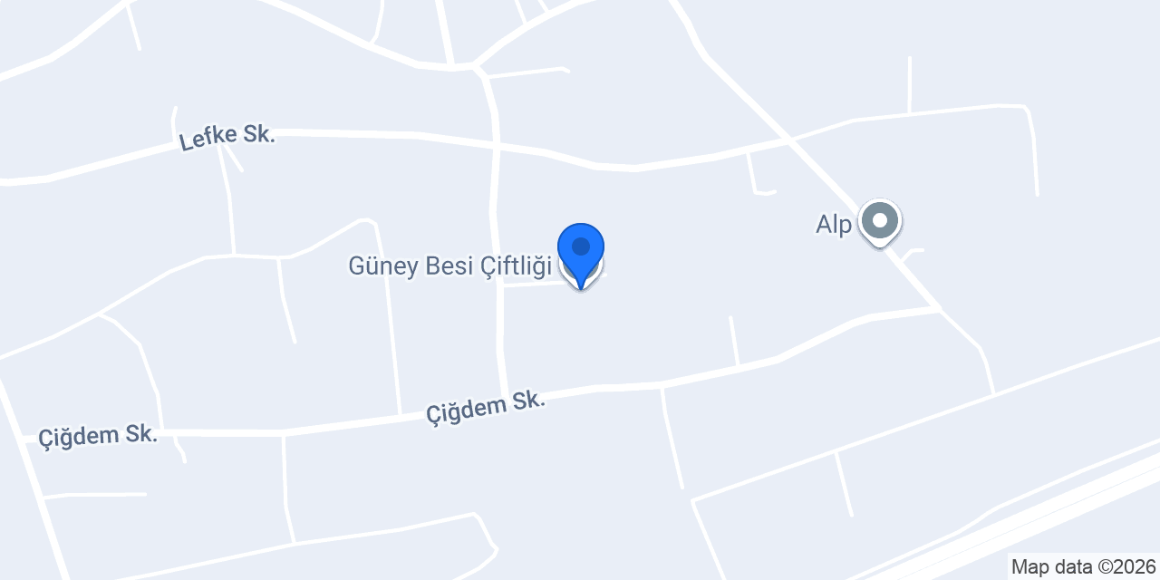 Güney Besi Çiftliği konumu