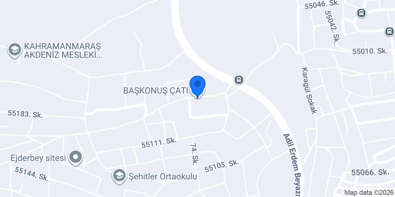 BAŞKONUŞ ÇATI konumu
