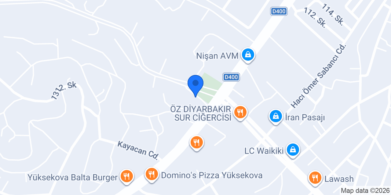 Arel Doğalgaz Yüksekova konumu