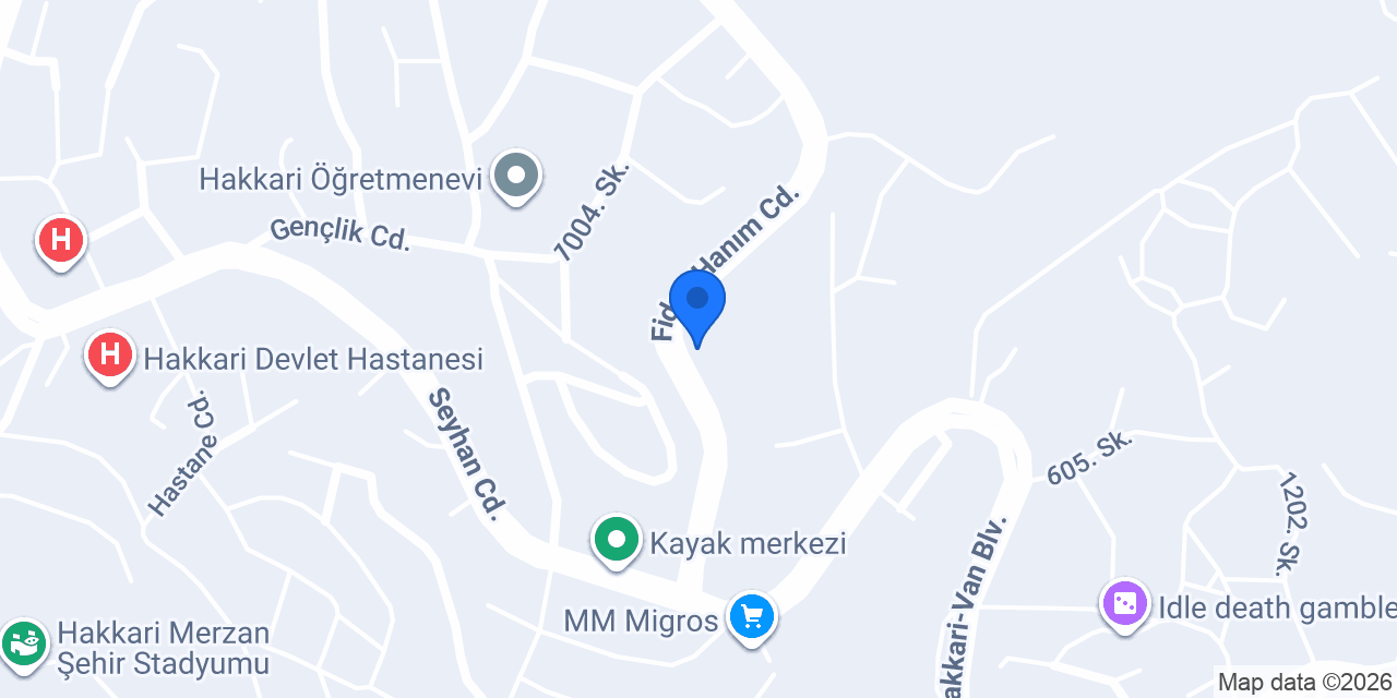 Hakkari Barosu konumu