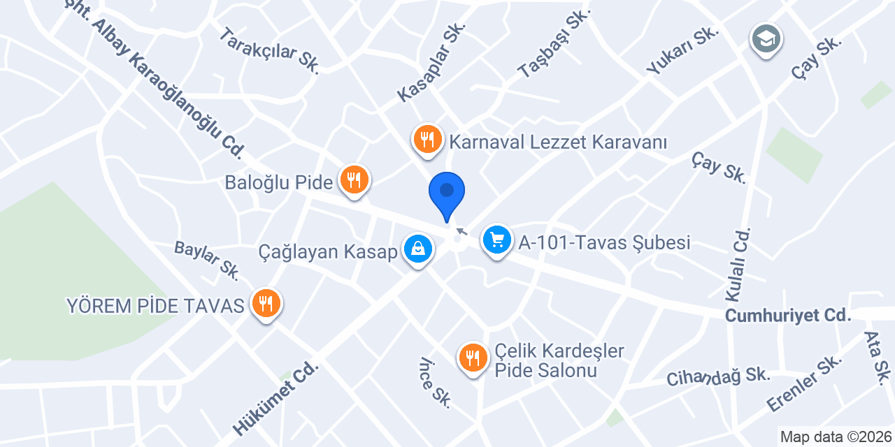 Köylü Veteriner Kliniği konumu