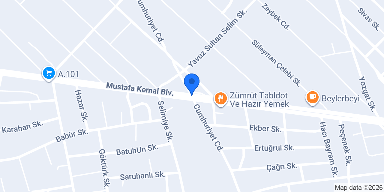 BAŞAK UNLU MAMÜLLERİ konumu