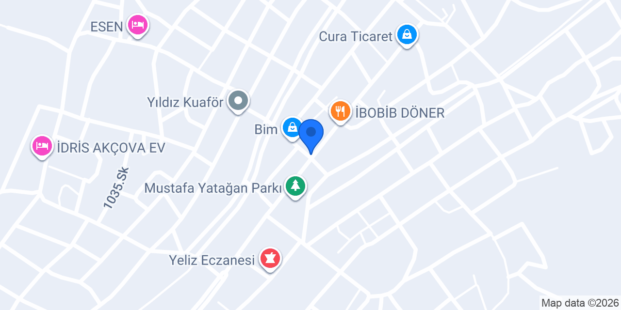 Hocaoğlu otomotiv konumu