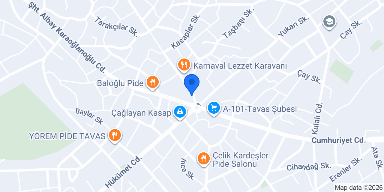 BEYRU DÖNER konumu