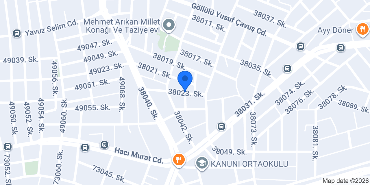 KLDETALİNĞ konumu