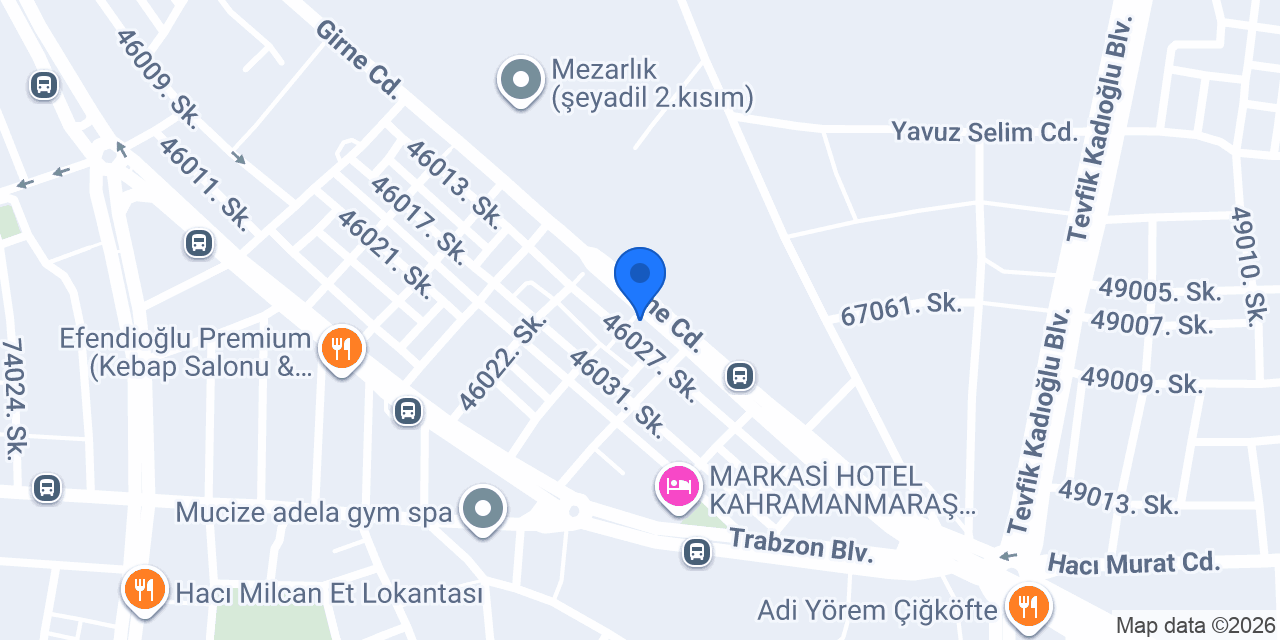 Ece Yangın Söndürme Cihazları konumu