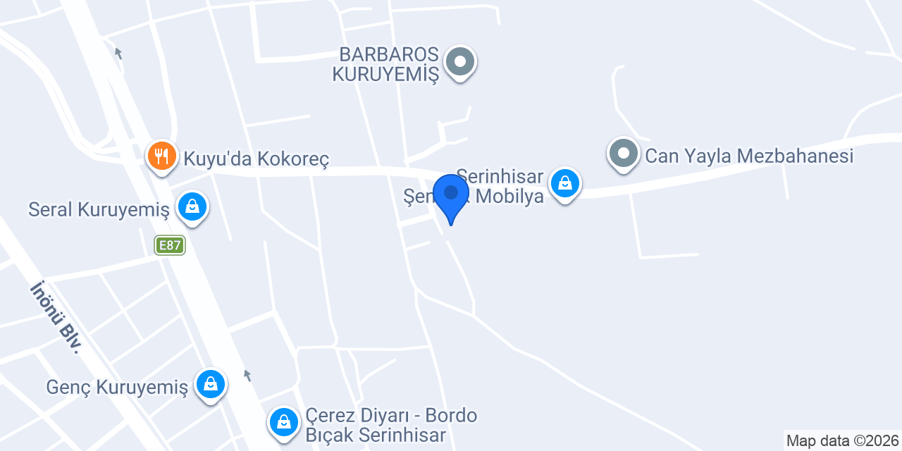 Sözeri kuruyemiş konumu