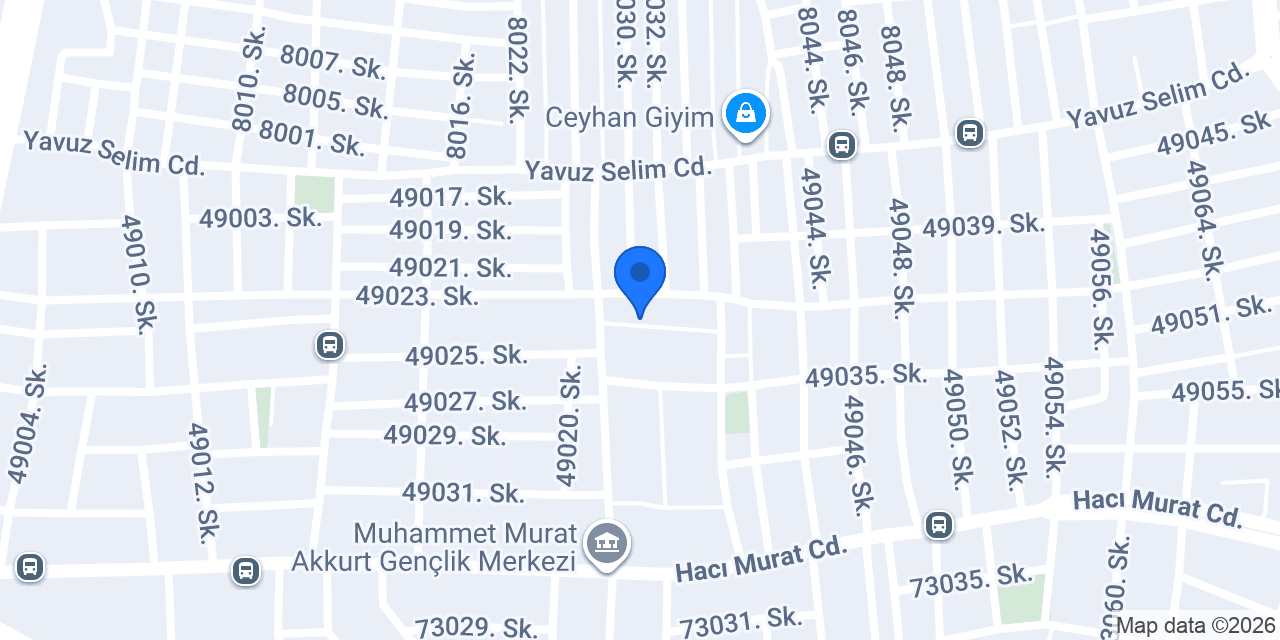 Çiçek halı yikama konumu