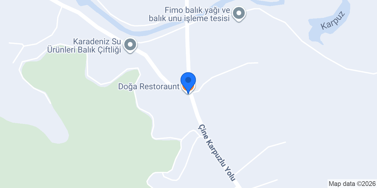 Doğa Restoraunt konumu