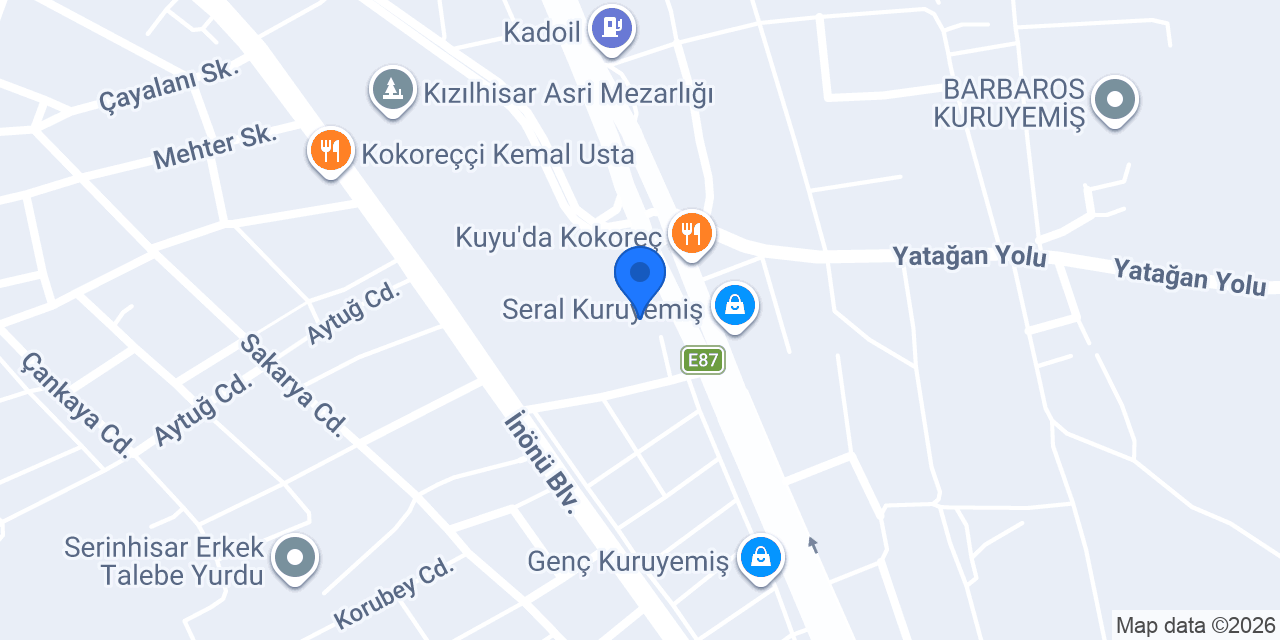 Serinhisar İlçe Emniyet Amirliği konumu
