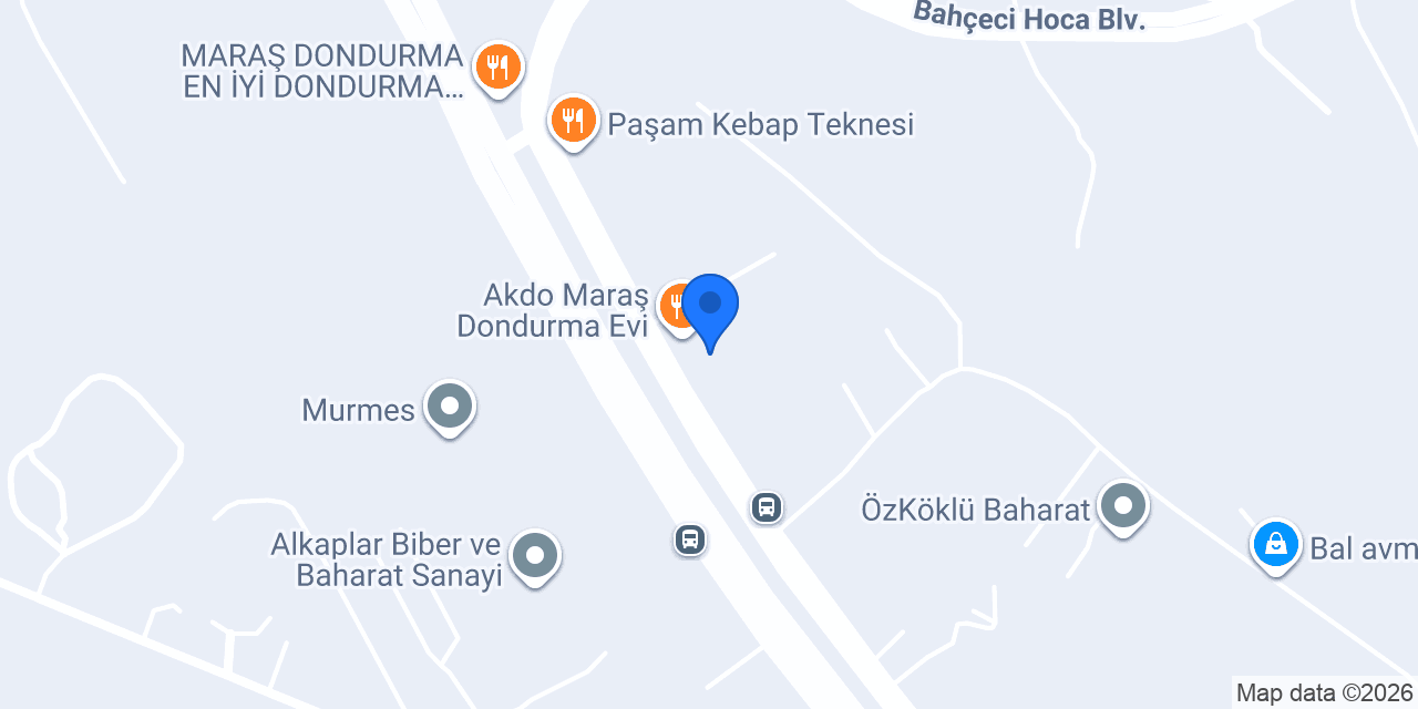 Akdo Dondurma Tesisi(Fabrika) konumu